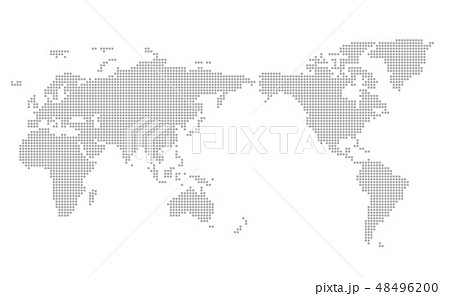 モザイク世界地図 Wold Mapのイラスト素材