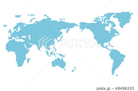 モザイク世界地図　Wold Map