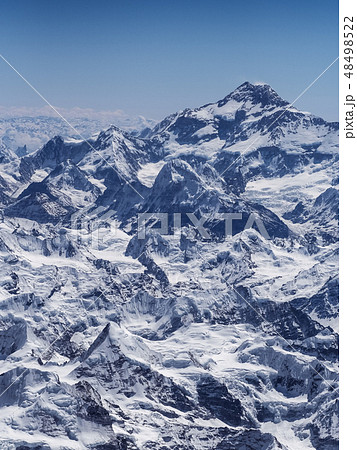 Kangchenjunga and Himalayas / カンチェンジュンガ、ヒマラヤ山脈 空撮 48498522