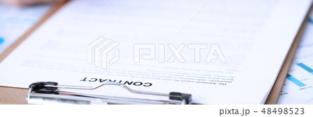 Male arm in suit and tie fill form clipped 48498523