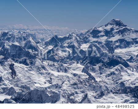 Kangchenjunga and Himalayas / カンチェンジュンガ、ヒマラヤ山脈 空