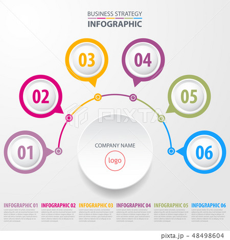 Business Infographics design template illustration Business Infographics design template illustration 48498604