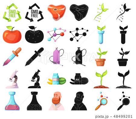 Isolated object of  and  symbol. Set of  and  vector icon for stock. 48499201