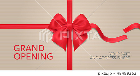 Grand opening vector illustration, background 48499262