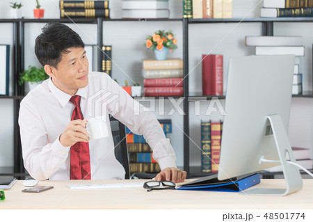 Asian business man at office 48501774