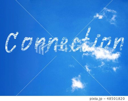 Connection a cloud massage on sky Connection a cloud massage on sky 48501820
