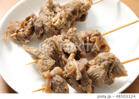 牛すじ肉煮込み串。 牛すじ肉煮込み串。 48503324