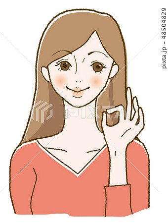 女性_明るい 女性_明るい 48504829