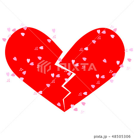 20190303赤ハートと散桜 48505306