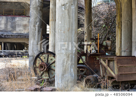 神子畑選鉱場跡 朽ちてゆく機械類の風景 神子畑選鉱場跡 朽ちてゆく機械類の風景 48506094