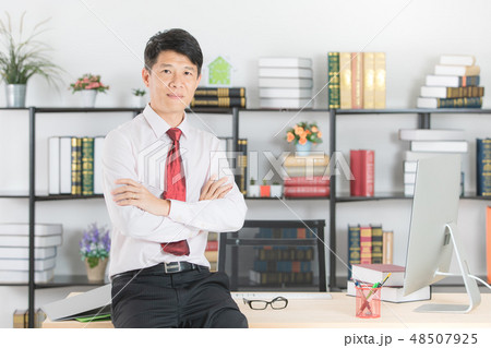 Asian business man at office 48507925