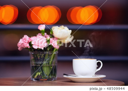 white cup of coffee 48509944