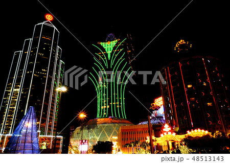 マカオ 夜景 マカオ 夜景 48513143