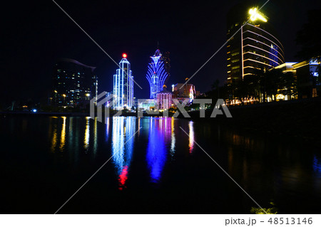 マカオ 夜景 マカオ 夜景 48513146