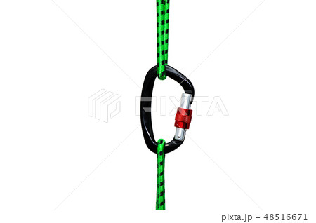 Carabiner isolated on white background Carabiner isolated on white background 48516671