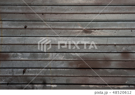 Surface of steel grey and brown garage Surface of steel grey and brown garage 48520612