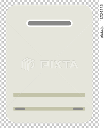 容易使用的燃氣熱水器的例證與powerpo的 容易使用的燃氣熱水器的例證與powerpo的 48524386