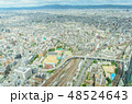 Aerial View of Osaka city from Abeno Harukas . 48524643