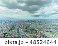 Aerial View of Osaka city from Abeno Harukas . 48524644