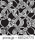 white curly cross black background 48524775