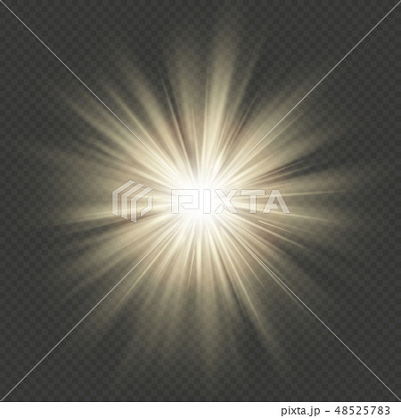 Warm glow star burst flare explosion transparent light effect. EPS 10 Warm glow star burst flare explosion transparent light effect. EPS 10 48525783