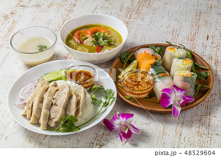 代表的なタイ料理 typical Thai cuisine 代表的なタイ料理 typical Thai cuisine 48529604