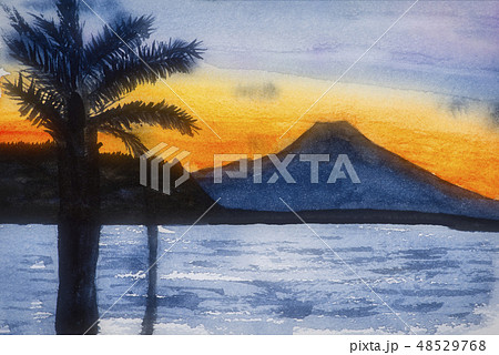 館山から見る富士山 館山から見る富士山 48529768