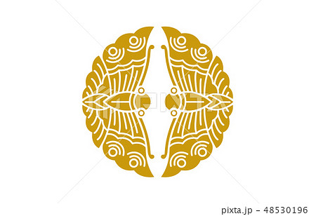 武将家紋金大谷吉継 48530196