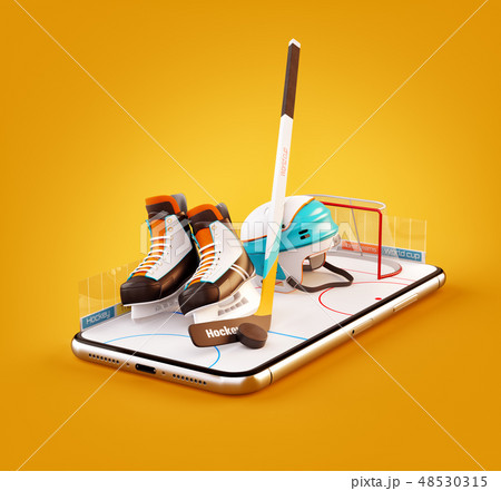 Unusual 3d illustration  48530315