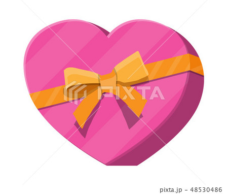 Gift box on white. 48530486