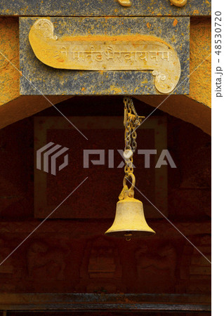 Temple bell, Jejuri temple of Lord Khandoba, Pune Temple bell, Jejuri temple of Lord Khandoba, Pune 48530720