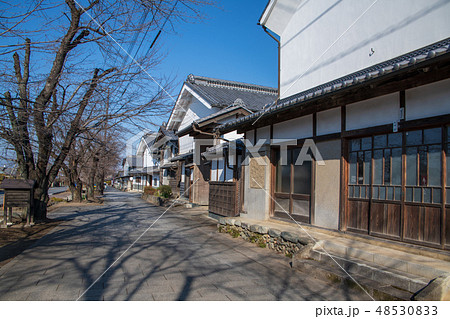 城下町小幡　雄川堰沿い　群馬県甘楽町　 48530833