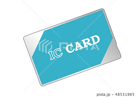 交通系電子マネー Icカードのイラスト アイコン ベクターデータのイラスト素材