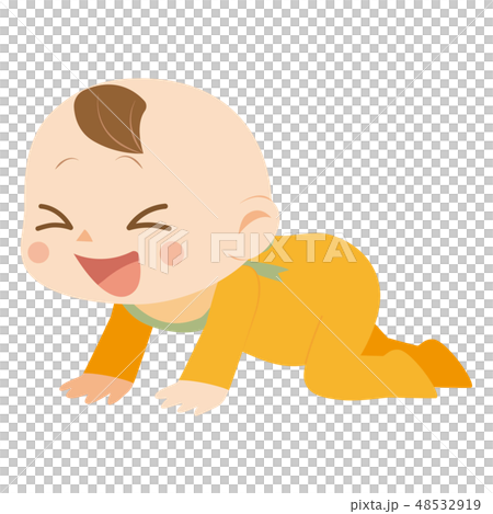 Baby boy who chews up joyfully Baby boy who chews up joyfully 48532919