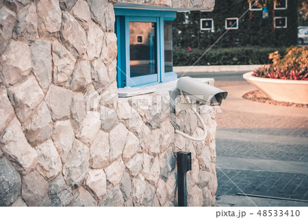 Barrier Gate and CCTV for Entrance and Exit Barrier Gate and CCTV for Entrance and Exit 48533410