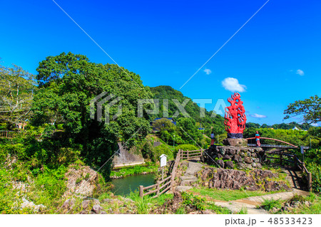 新緑の轟の滝公園 滝上流 【佐賀県嬉野市】 新緑の轟の滝公園 滝上流 【佐賀県嬉野市】 48533423