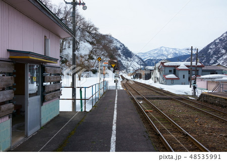 根知駅:南小谷方面撮影:大糸線(南小谷〜糸魚川) 糸魚川市 根知駅:南小谷方面撮影:大糸線(南小谷〜糸魚川) 糸魚川市 48535991