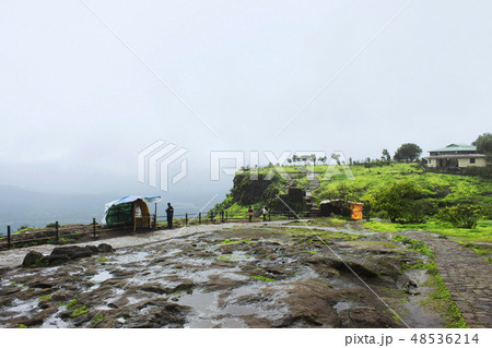 Tourist at Sinhgad fort, Pune, Maharashtra 48536214