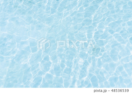 Blue water surface for texture, top view Blue water surface for texture, top view 48536539