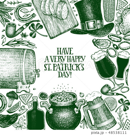 St. Patricks day design template. St. Patricks day design template. 48538111