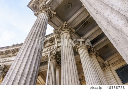 Vintage Old Justice Courthouse Column 48538728