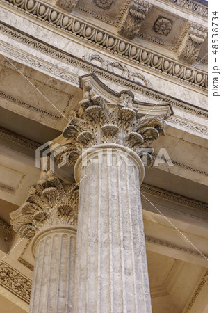 Vintage Old Justice Courthouse Column 48538734