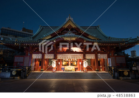 神田明神 御社殿 夜景 （東京都千代田区） 2019年2月現在 48538863