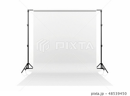 White backdrop isolated on white background White backdrop isolated on white background 48539450