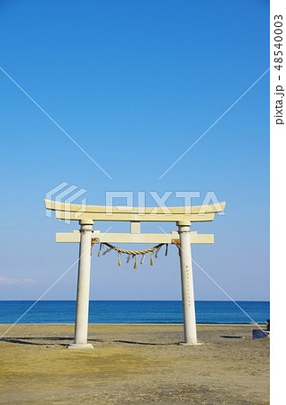 東浪見の鳥居（九十九里浜） 48540003