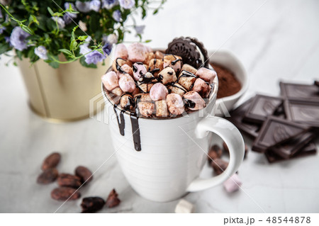 Cup of hot chocolate Cup of hot chocolate 48544878