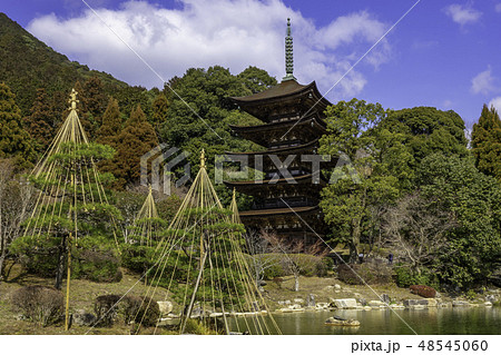 山口　山口市　瑠璃光寺　五重塔 48545060