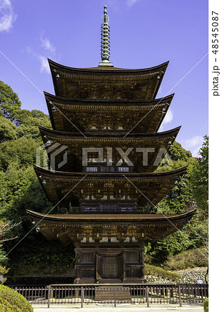 山口　山口市　瑠璃光寺　五重塔 48545087