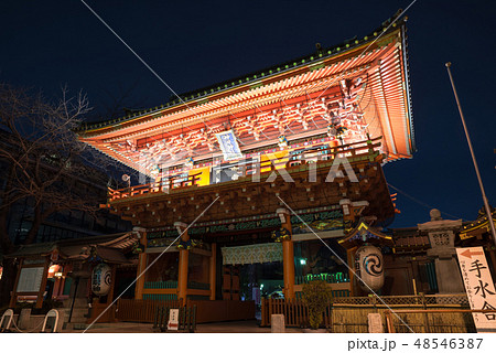 神田明神 隨神門 夜景 （東京都千代田区） 2019年2月現在 48546387