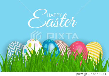 Abstract Happy Easter Template Holiday Background 48548031